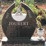 JOUBERT Piet 1921-2000 & Annie 1935-