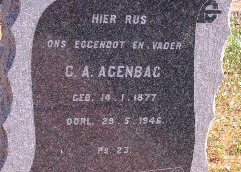 AGENBAG C.A. 1877-1946