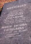 MEUWESEN Johannes Coenraad 1915-1999 & Maria Jacoba Catharina 1919-2007