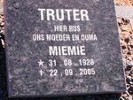 TRUTER Miemie 1928-2005