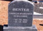 BESTER Cornelia Wilhelmina 1904-1996