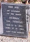 TIDDENS Herman, van 1919-1963