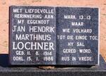 LOCHNER Jan Hendrik Marthinus 1914-1986