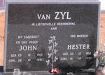 ZYL John, van 1910-1991 & Hester 1912-1998