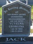 JACK Vuyelwa Georgina 1942-2009