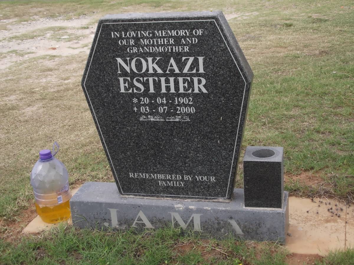 JAMA Nokazi Esther 1902-2000