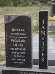 JANTJIES Nkosazana nee MATIWANE 1928-2010