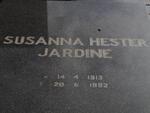 JARDINE Susanna Hester 1913-1992