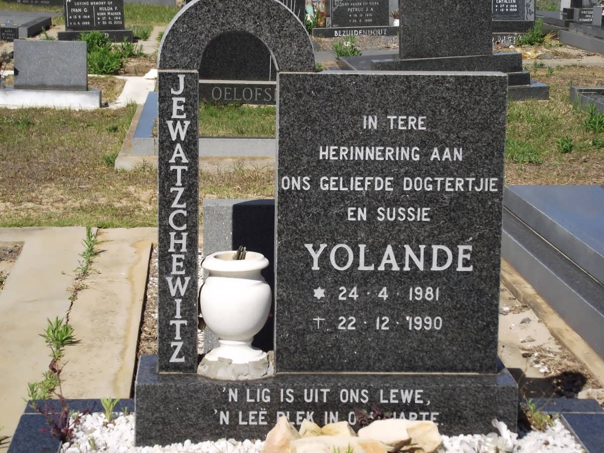 JEWATZCHEWITZ Yolanda 1981-1990