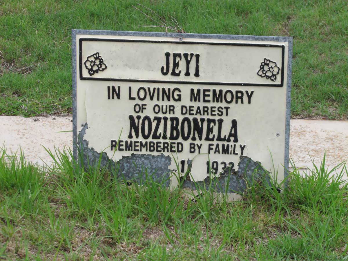 JEYI Nozibonela 1932-2004
