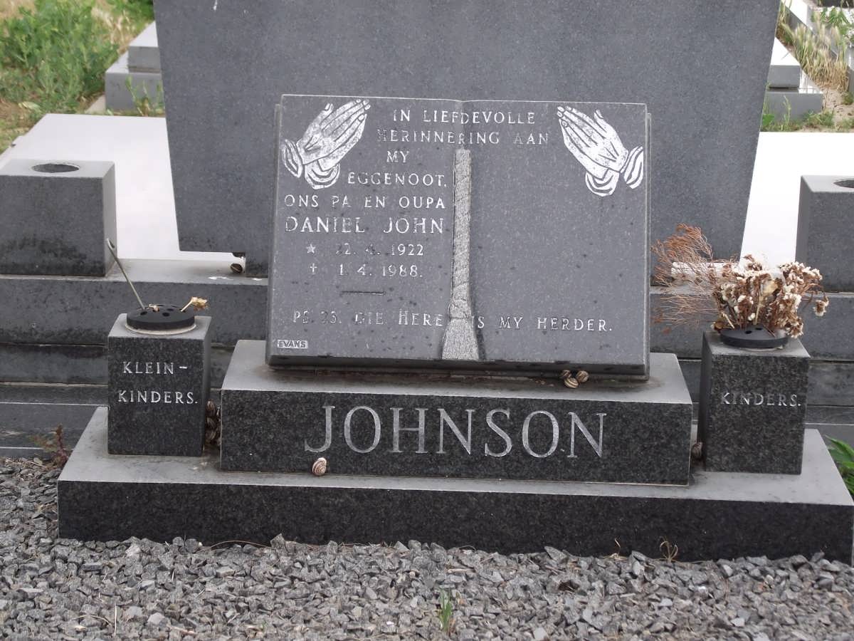 JOHNSON Daniel John 1922-1988