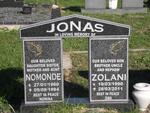 JONAS Nomonde 1960-1994 :: JONAS Zolani 1990-2011