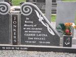 JONKERS Carrie Lavina nee FROLICK 1947-2006