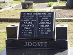 JOOSTE Frans Johannes 1913-1982 & Johanna Helena 1917-2007