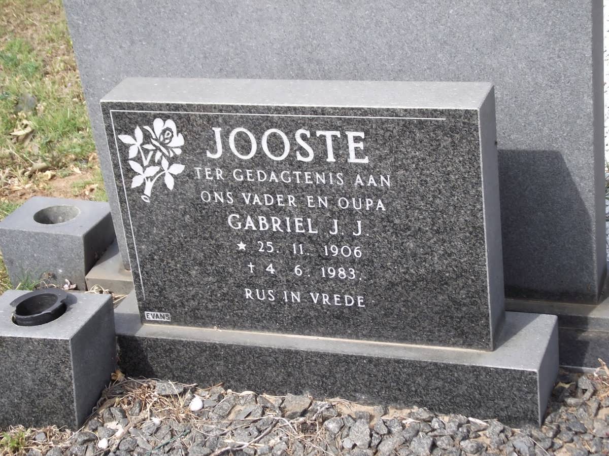 JOOSTE Gabriel J.J. 1906-1983
