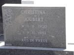 JOUBERT Christina 1900-1982