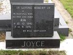 JOYCE Ria 1942-1992