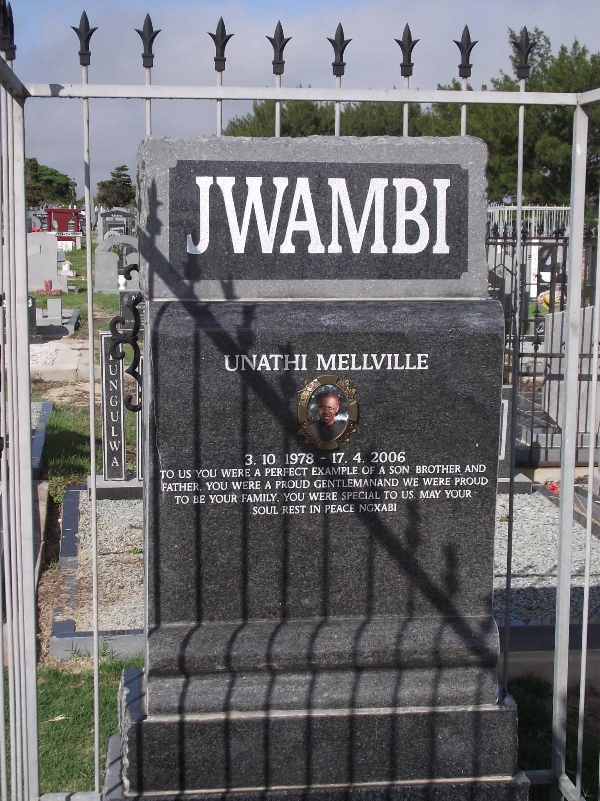 JWAMBI Unathi Melville 1978-2006