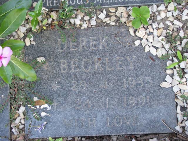 BECKLEY Derek 1935-1991