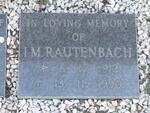 RAUTENBACH I.M. 1912-1990