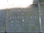 GAIR Sylvia 1893-1978