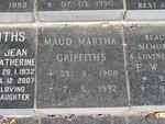 GRIFFITHS Maud Martha 1908-1992