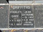 GRIFFITHS Stanley Griff 1897-1984:: GRIFFITHS Jean Catherine 1932-2007