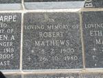 MATHEWS Robert 1900-1980