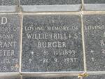 BURGER Willie S. 1893-1987