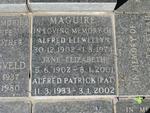 MAGUIRE Alfred Llewellyn 1902-1974 & Jane Elizabeth 1902-2001 :: MAGUIRE Alfred Patrick 1933-2002