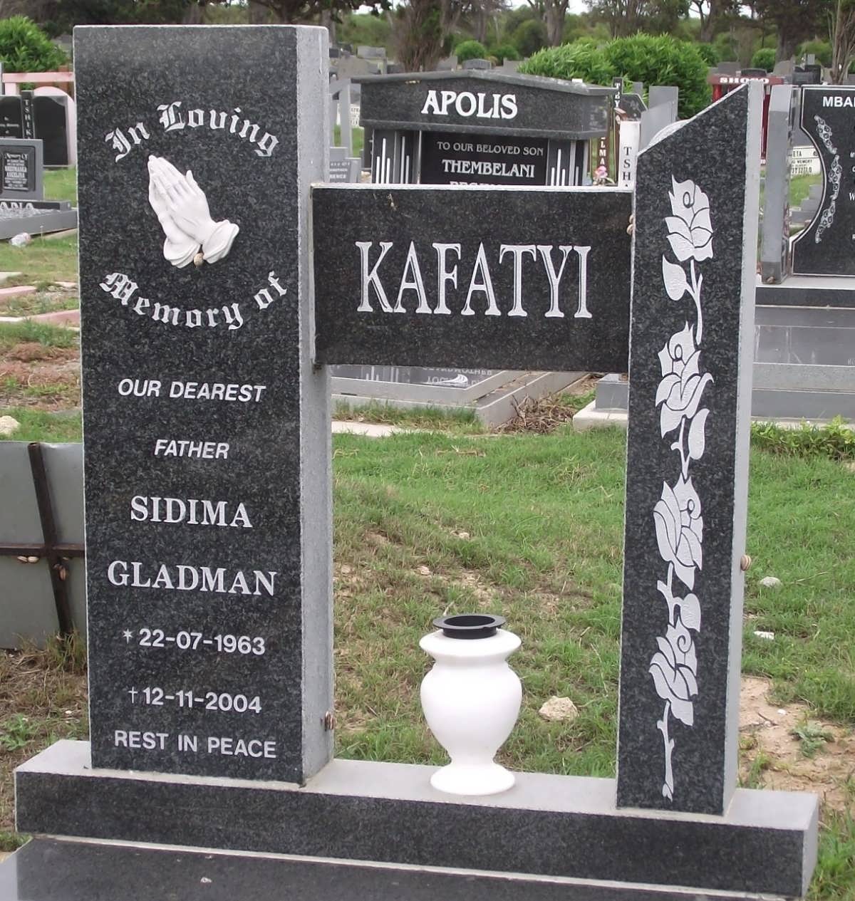 KAFATYI Sidima Gladman 1963-2004