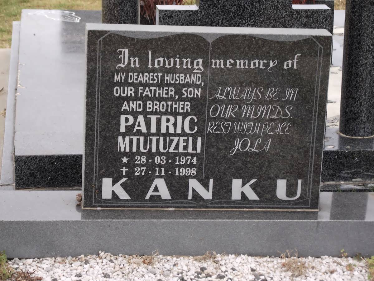 KANKU Patric Mtutuzeli 1974-1998