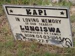 KAPI Lungiswa 1944-1998