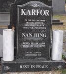 KARFOR Nan Hing 1914-1997