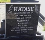 KATASE Ndimpiwe 1959-2009