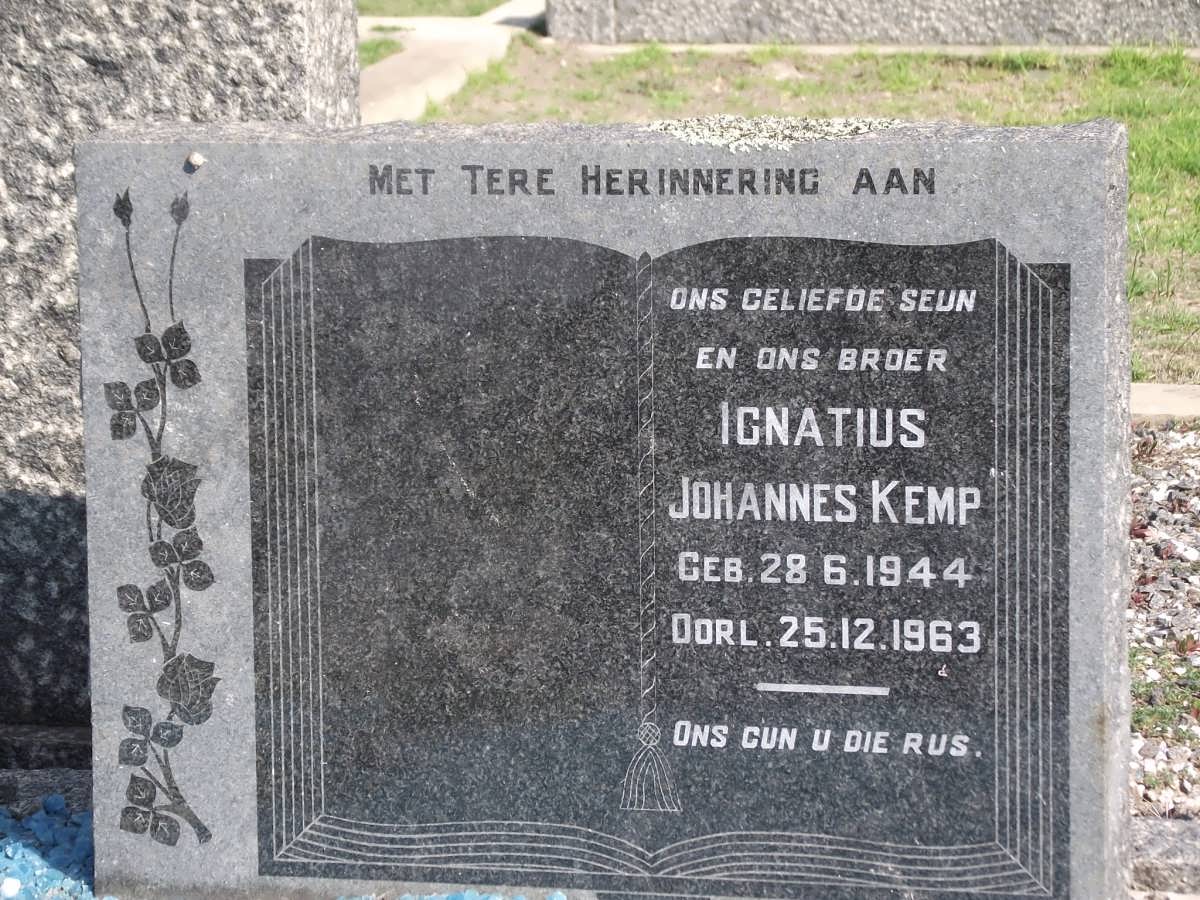 KEMP Ignatius Johannes 1944-1963