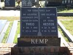 KEMP Theo 1918-1990 & Hester 1917-2008