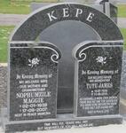 KEPE Tutu James 1938-2010 & Nophumzile Maggie 1939-2007