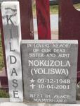 KILDASE Nokuzola 1948-2001