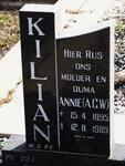 KILIAN A.C.W. 1895-1989
