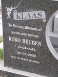 KLAAS Koko Reuben 1945-2000