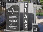 KLAAS Wandile 1961-2006