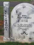 KLEINBOOI John Mthuthuzeli 1956-2008