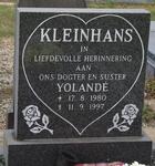 KLEINHANS Yolande 1980-1997