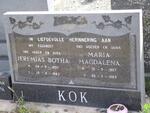 KOK Jeremias Botha 1897-1983 & Maria Magdalena 1907-1989