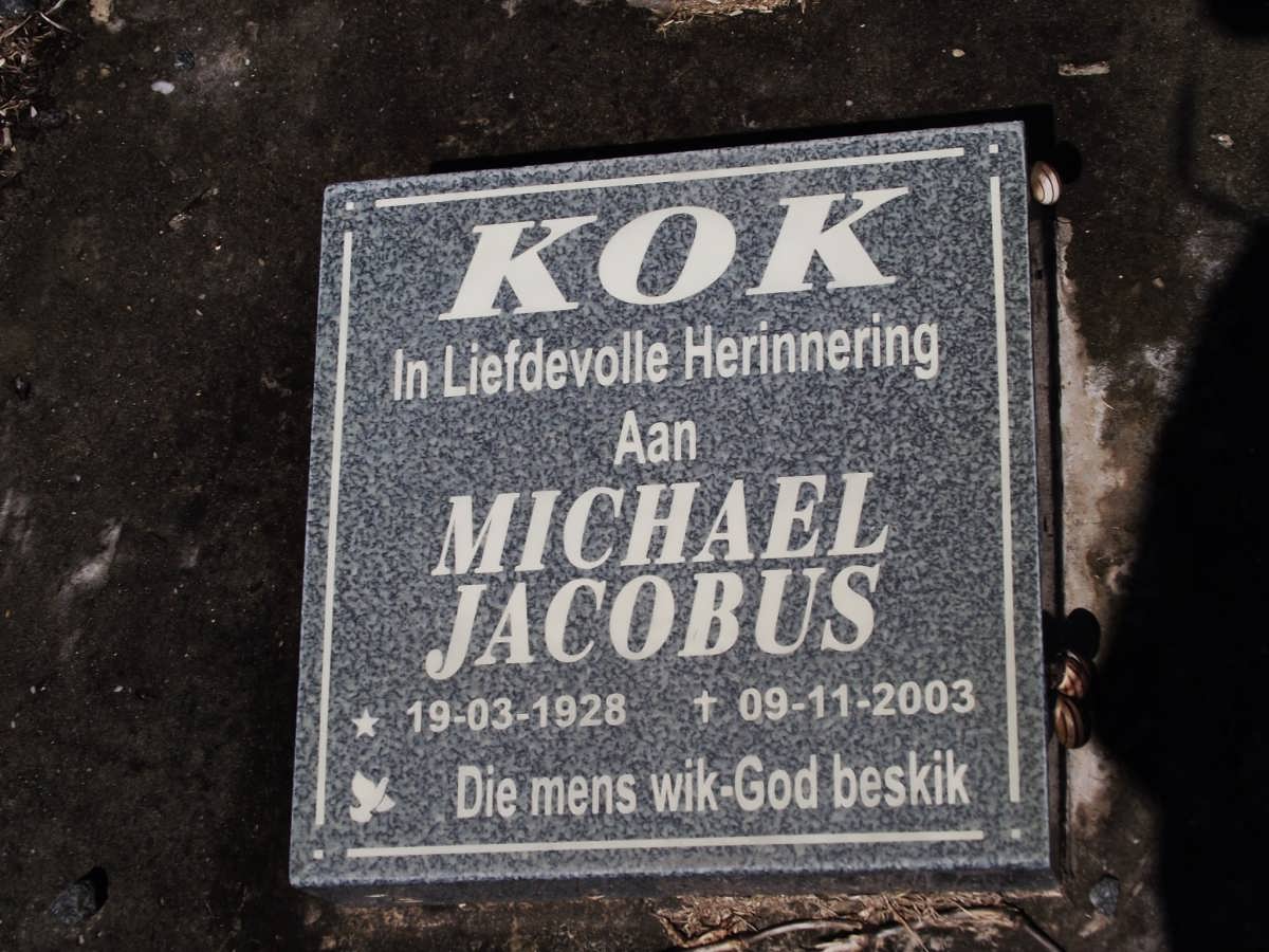 KOK Michael Jacobus 1928-2003