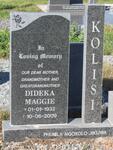 KOLISI Dideka Maggie 1932-2009