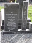 KOOM Banele Armstrong 1969-2007