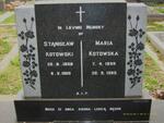 KOTOWSKI Stanislaw 1898-1969 &  Maria 1899-1985