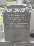 KRITZINGER M.J.L. 1911-1972